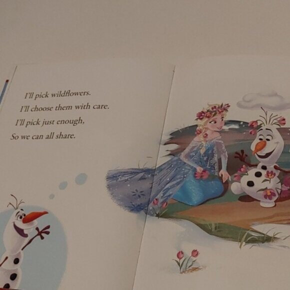 Olaf Wants a Birthday kids picture book Disney Imagicademy Frozen Anna Elsa - Picture 4 of 6